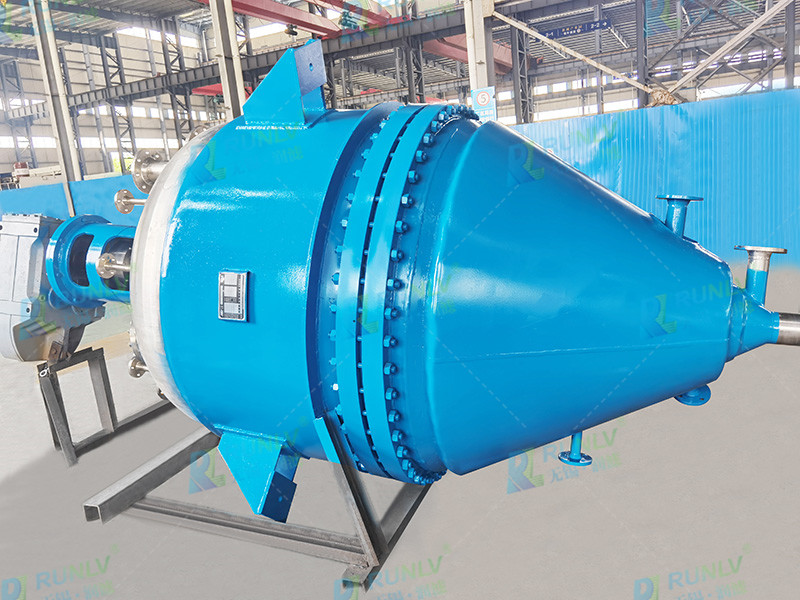 Cone filter washing and drying machine